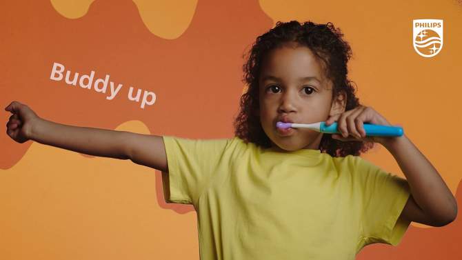 Philips Sonicare One for Kids' Battery Handle Electric Toothbrush, 2 of 7, play video