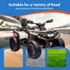 12V Electric Kids ATV Ride-On, 2 Seater Toy Car with Remote Control, LED Lights, Music, Spring Suspension, 2-4 MPH - 4 of 4