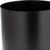 Sagebrook Home Flat Base Metal Indoor Outdoor Planter Pot with Stand Black 8"x8"x12": Contemporary Iron Footed Patio Decor - 2 of 4