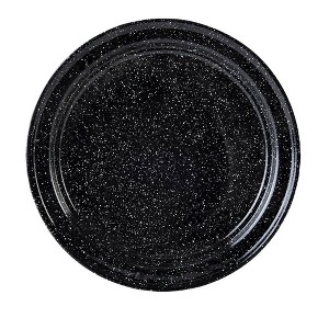 Granite Wire 12-Inch Enameled Steel Dinner Plate, Indoor/Outdoor Use,Fire & Oven Safe Everyday Dinnerware, Lightweight & Ideal for Camping, Kitchen - 1 of 4