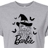 Women's - Barbie - Juniors Cropped Cotton Blend T-Shirt Cropped Graphic T-Shirt - 2 of 4