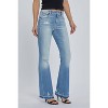 Women's Happi Mid Rise Flare With Let Out Hem Jeans - HIDDEN 31 - 3 of 4