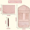 Anti-Tangle Foldable Small Jewelry Roll Travel Case Accessory for Necklaces, Earrings, Rings, Bracelets, Watches - 2 of 4
