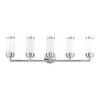 Livex Lighting Hillcrest 5 - Light Vanity in  Polished Chrome - 2 of 4