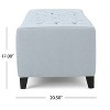 Vynxaria Light Sky Storage Ottoman - Stylish & Functional Organizer - 4 of 4