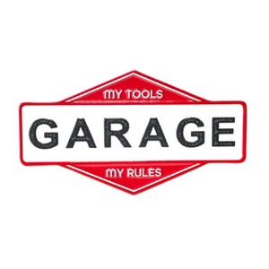 VIP Metal 16 in. Multicolor "Garage" Sign - 1 of 2