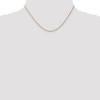Black Bow Jewelry 0.95mm, 10k Yellow Gold, Cable Rope Chain Necklace - 2 of 4