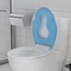19" Elongated Toilet Seat, Slow Close Toilet Cover Seat with Toddler Seat Built in, PP Material, Easy Install and Clean, - 4 of 4