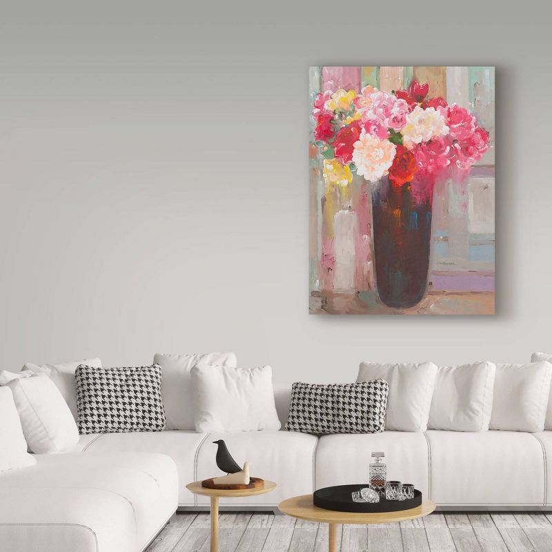 18&#34;x24&#34; Love In Bloom by Hooshang Khorasani - Trademark Fine Art, Gallery-Wrapped, Giclee Print, Floral Canvas Art, Modern Style, Made in USA, 4 of 6