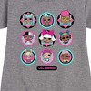 Girls' - LOL Surprise! - All Dolls Together Graphic Short Sleeve Fleece Dress - 2 of 4