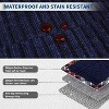 Washable Area Rug, Non-Slip Low Pile Soft Modern Carpet, Thin Foldable Non-Shedding Accent Rug for Living Room Indoor - 4 of 4