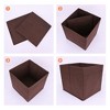Unique Bargains Shelves Closet Fabric Storage Bin for Organizing Clothes Books 1 Pc - 3 of 4