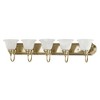 Livex Lighting Belmont 5 - Light Vanity in  Antique Brass - 2 of 4