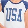 Girls' Raglan Cap Sleeve Graphic T-Shirt - art class™ - 2 of 4