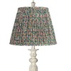 360 Lighting Colonnade Traditional Country 60" Tall Standing Floor Lamp Metal Antique White Finish Living Room Bedroom House Pleated Misha Green Shade - 2 of 4