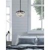 Elegant Lighting Gianna 10 inch pendant in black - 2 of 4
