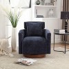 CAVINAS 360 Degree Accent Swivel Chair with Soft Adjustable Backrest Comfy Chair Lounge Chair for Living Room - 4 of 4