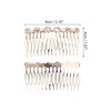 Unique Bargains Women's Faux Pearl Hair Comb Insertion Tool Gold Tone 1 Pc - 2 of 3