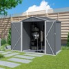 NicBex Outdoor Storage Shed Large Metal Tool Sheds with Sliding Doors and Air Vent for Backyard Patio Lawn to Store Bikes, Tools - 2 of 4