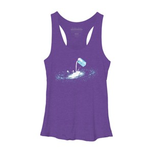 Women's Design By Humans The Milky way By radiomode Racerback Tank Top - 1 of 3