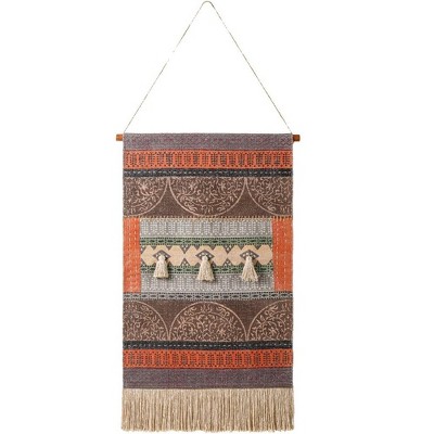 Livabliss Zendaya 43"H x 24"W Global Pearl Wall Tapestries