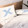 Deny Designs King April Lane Art Block Monogram Microfiber Printed Pillow Sham - 2 of 3