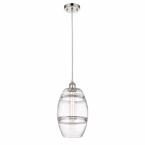 Vaz - 1 Light Cord Hung Mini Pendant In Industrial Style-9.88 Inches Tall and 8 Inches Wide - 1 of 1