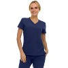 Saint Scrubs Womens 9-Pocket Medical Uniform Set- V-Neck Stretch Top with Seven Pocket Jogger Scrub Pant - 4 of 4