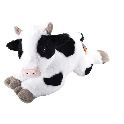 Wild Republic Ecokins Cow Stuffed Animal, 12 Inches