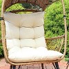 Sunnydaze Outdoor Egg Chair Polyester Replacement Cushion - image 4 of 4