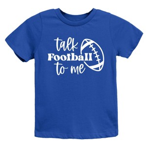 The Juniper Shop Talk Football To Me Ball Youth Short Sleeve Tee - 1 of 4