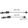 Unique Bargains Bicycle Quick Release Axles Skewers Lever Front Rear 5.91" 7.48" Black 2 Pcs - 3 of 4