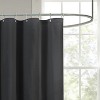 RT Designers Collection Home 3 Gauge Peva Stylish Shower Curtain Liner 70" x 72" Black - 4 of 4
