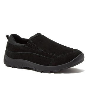 Lands' End Kids All Weather Suede Leather Slip On Moc Shoes - 1 of 4
