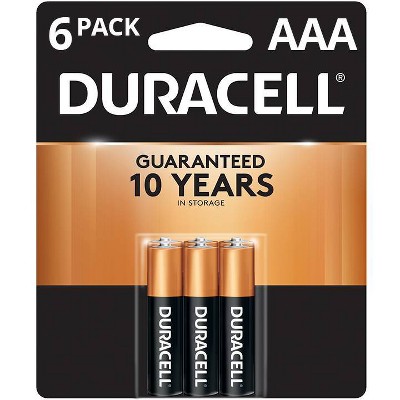 Duracell Coppertop AAA Batteries - 6 Pack Alkaline Battery