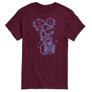 Men's - Hey Arnold! - 3D Arnold Short Sleeve Graphic T-Shirt - 1 of 4