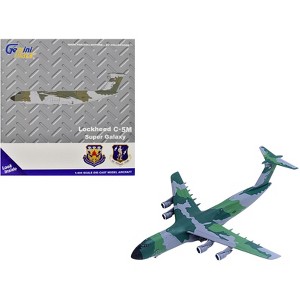 Lockheed C-5M Super Galaxy Transport Aircraft "NY Air National Guard" US Air Force Camouflage 1/400 Diecast Model by GeminiJets - 1 of 4