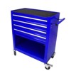 Maggift Tool Boxes, Portable Rolling Tool Chest with 4 small and a large drawers, Wheels, Metal Closure for, Garage, Blue, 24.4"*13"*26" - 4 of 4