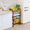 Can Organizer for Pantry - Stackable Rolling Snack Cart, Multi-Functional Shelf with Adjustable Wheels - 3 of 4