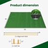 Costway 5 x 4 FT Golf Hitting Mat Artificial Indoor Outdoor Turf Golf Training Mat 27 mm - image 3 of 4