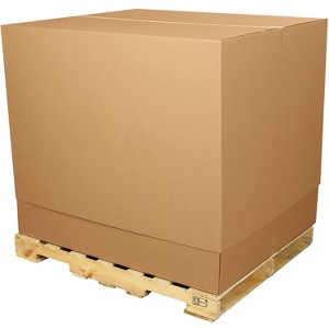Telescoping Inner Boxes 47 1/4" x 39 1/2 x 36" Kraft 5/Bundle (TELE4840BTM) - 1 of 4