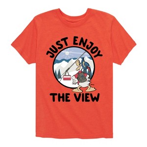 Boys' - Disney - Just Enjoy The View Short Sleeve Graphic T-Shirt - 1 of 4