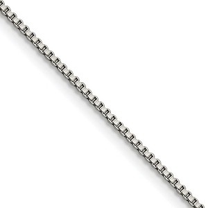 Black Bow Jewelry 1.5mm Stainless Steel Box Chain Necklace - 1 of 4