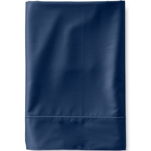 Lands' End 400 Thread Count Premium Supima Cotton No Iron Sateen Flat Bed Sheet - image 1 of 2