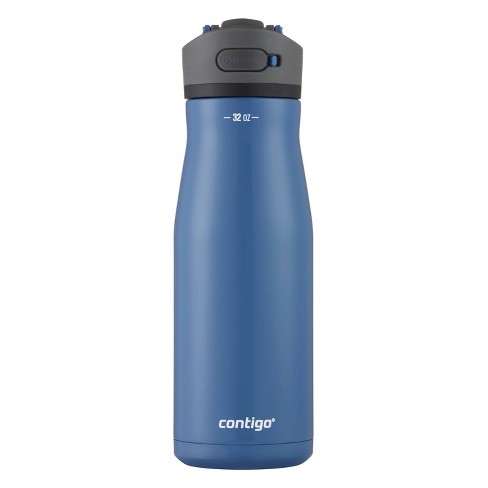 Contigo 32oz Ashland Chill AutoSpout Stainless Steel Water Bottle Blue Corn