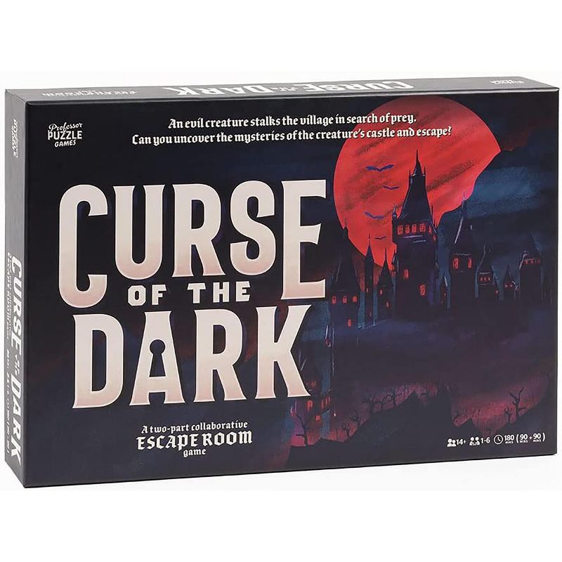 Professor Puzzle USA, Inc. Curse of the Dark Escape Room Game, 1 of 5