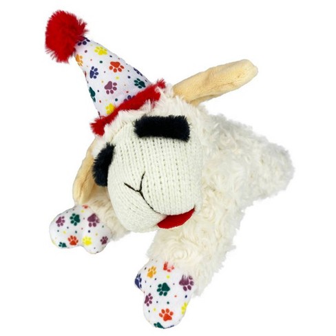 Multipet Lamb Chop Dog Toy, 10 inch Toy