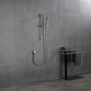 SEVOBAL Shower Faucets, Adjustable Handheld Shower System with Slide Bar for Family Bathroom Use, Silver, 30"*6.8"*4.3" - 1 of 4