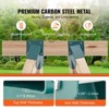 VEVOR A-Frame Middle Swing Set Brackets, Heavy Duty Carbon Steel Swing with Mounting Hardware, DIY Swing Bracket Swing Kit, Green (2 Pcs) - 4 of 4