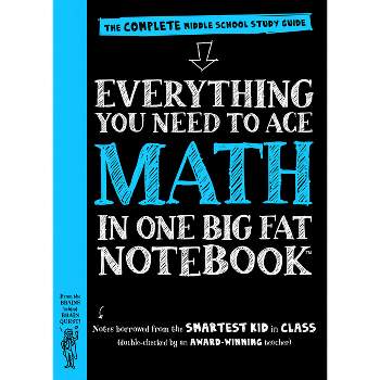 Everything You Need to Ace Math in One Big Fat Notebook : The Complete Middle School Study Guide - by Ouida Newton (Paperback)
